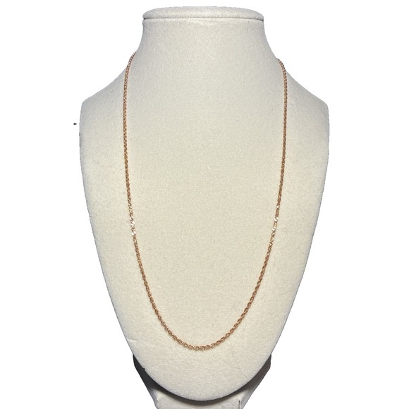 Michael Anthony 14K Rose Gold Rope Chain 21